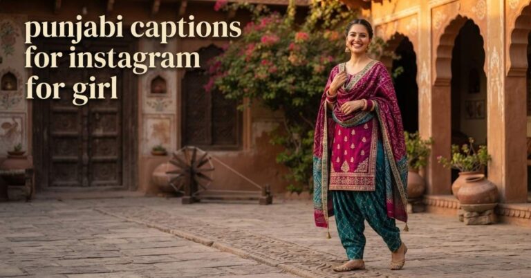 punjabi captions for instagram for girl Vibes