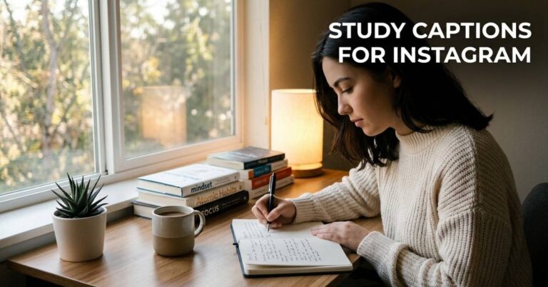 study captions for instagram