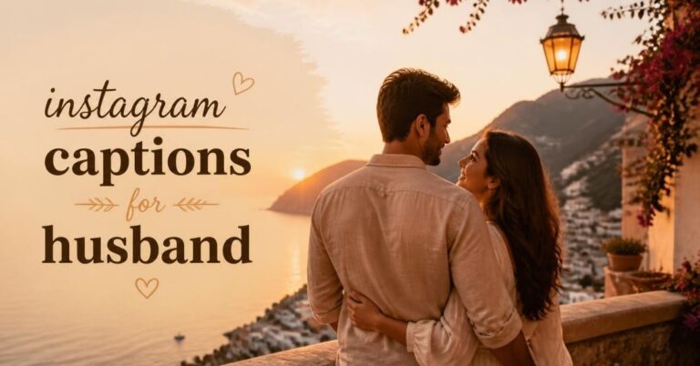 instagram captions for husband